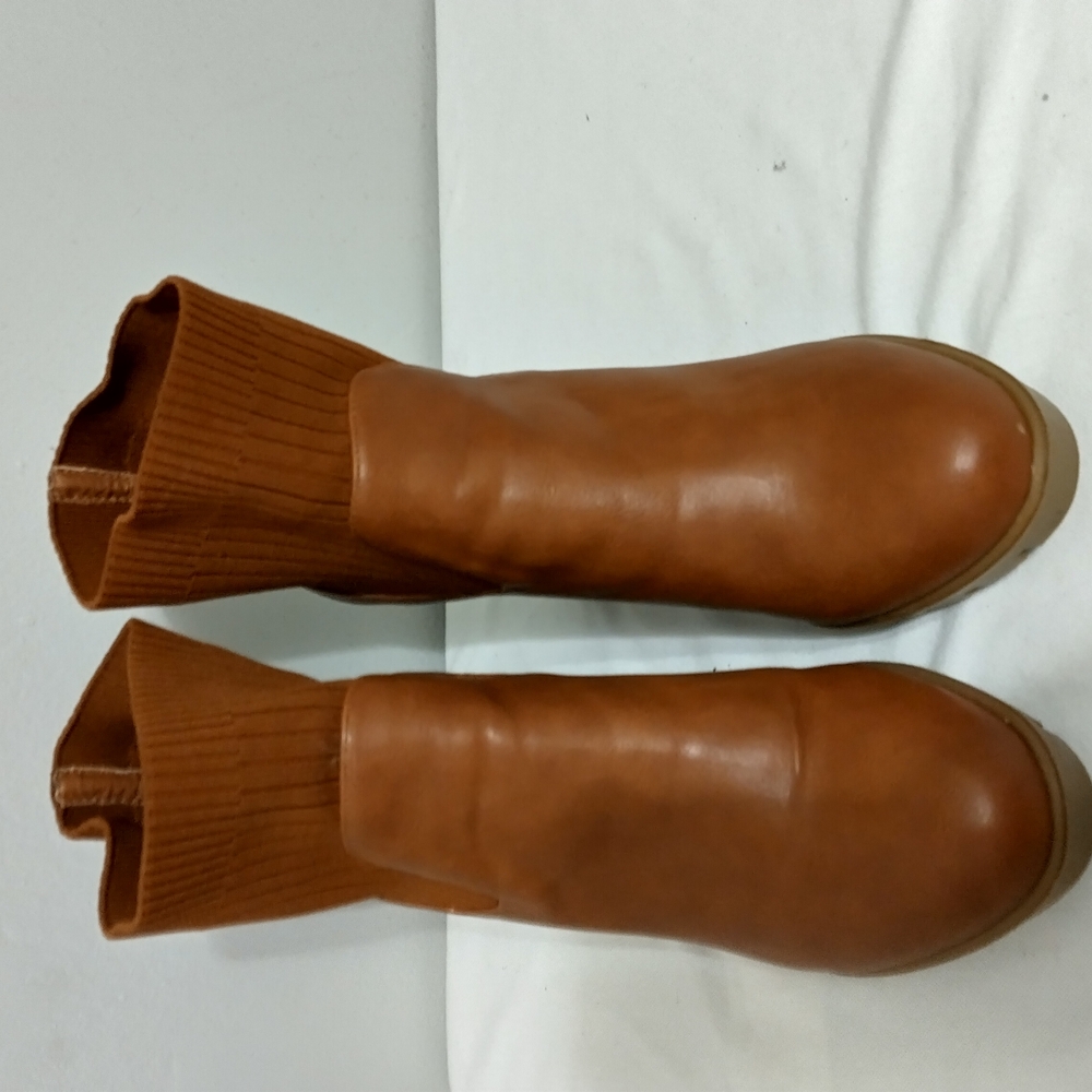 Brown Leather Ankle Boots